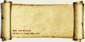 Anđela Perov vizit kartica